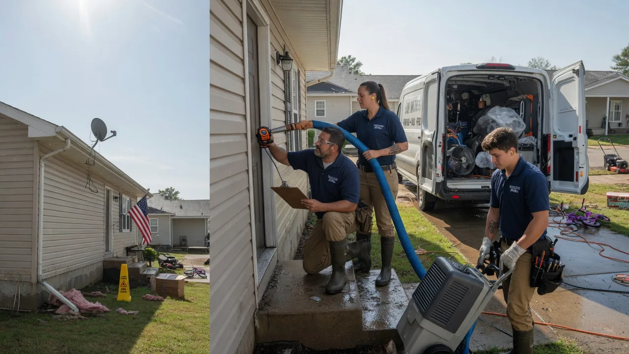 Ceiling Water Damage Restoration in Afton, WI near me
